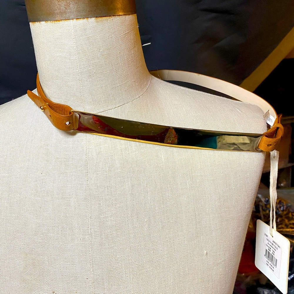 Sass and bide leat and gold metal belt. Gorgeousn